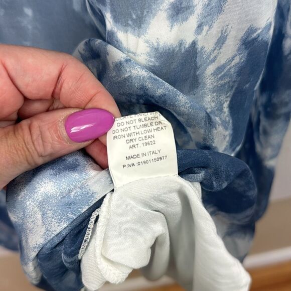 Bellambra Silk Blend Tie Dye Sleeveless Maxi Dress - Picture 4 of 5